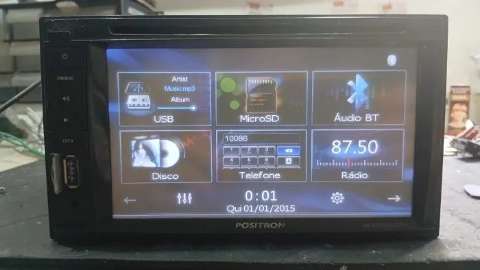 Multimídia 2din Pósitron-DTV