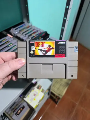 Cartucho Dragon: The Bruce Lee Story original para Super Nintendo