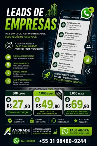 LEDS DE EMPRESAS - pra vc vendedor ...