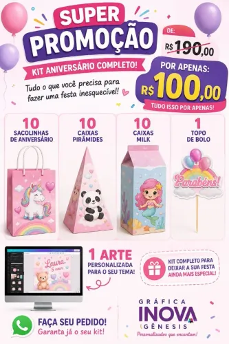 Kit mimos aniversário