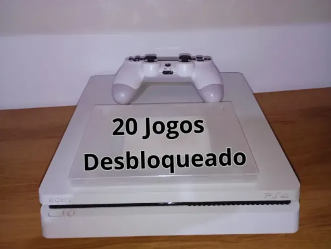 Ps4 1tb slim Desbloqueado  - 20 jogos já instalados
