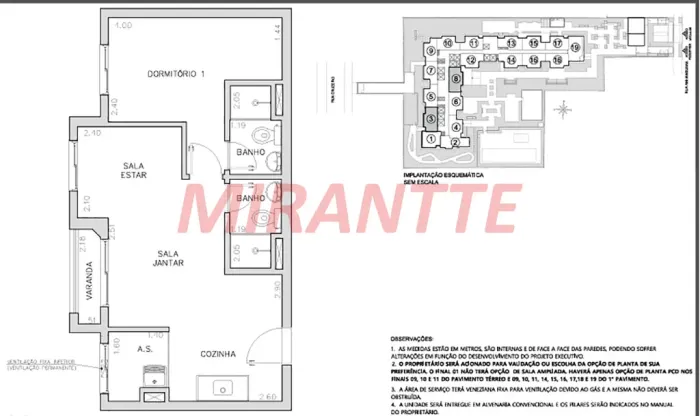 Apartamento de 38m² com 2 quartos em Barra Funda