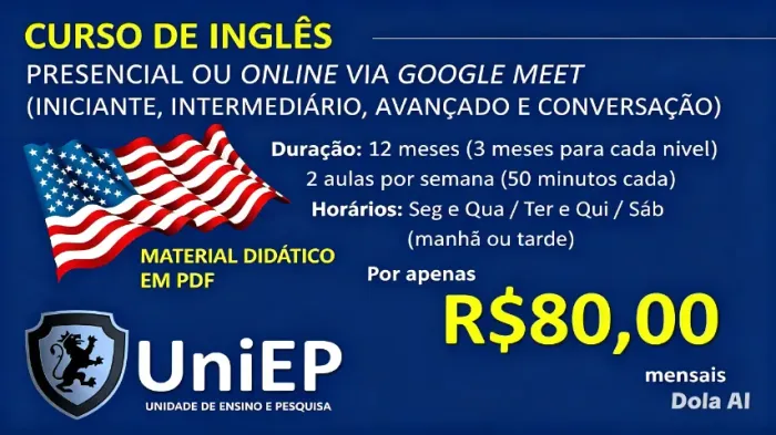 Aulas de Inglês online