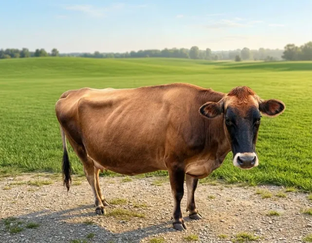 Vaca jersey 6 anos