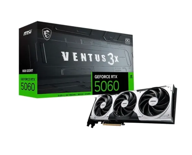 RTX5060 8GB GDDR7 DLSS4 RAY-TRACING TRIPLO-FAN MSI VENTUS