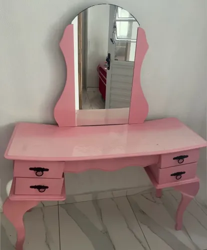 Penteadeira camarim pink