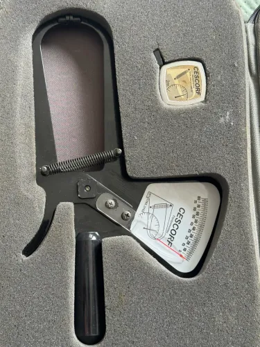 Adipômetro Cescorf Original com Estojo e Trena Antropométrica