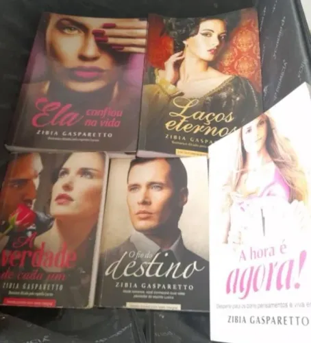 Kit 5 livros Zibbia Gasparetto