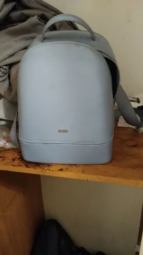 Bolsa mochila pequena da arezzo azul bebê