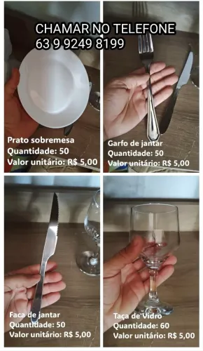 UTENSÍLIOS PARA BUFFET