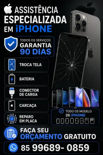 Assistência técnica em IPhone 