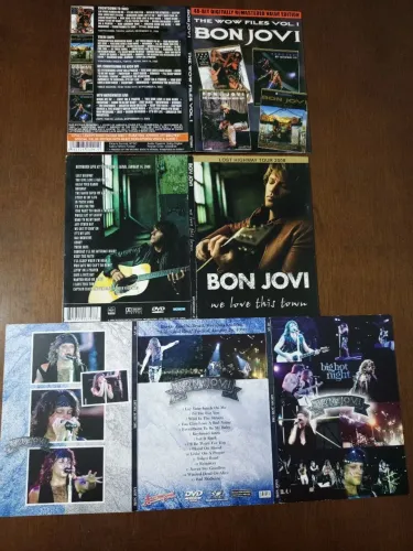 Dvds Bon Jovi 6 shows raros