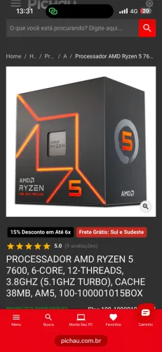 Ryzen 5 7600 AM5