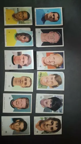 Figurinhas craques da Copa mundo 1970