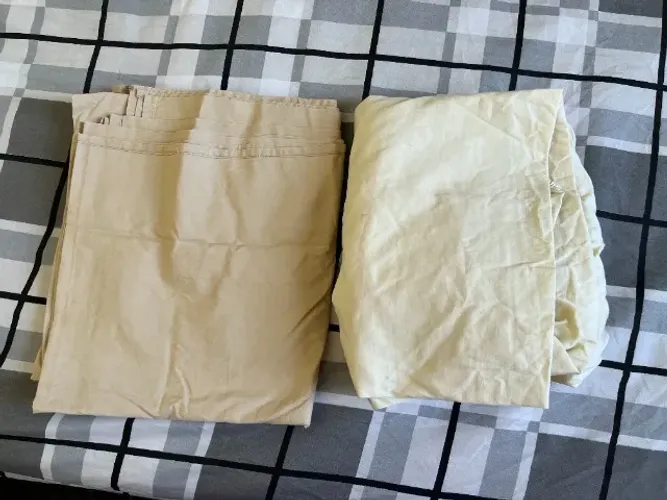 Jogo de cama solteiro amarelo