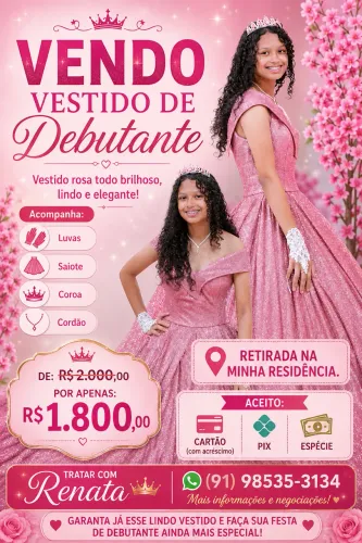Vestido debutante