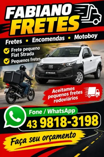 Pequenos fretes Londrina e região 