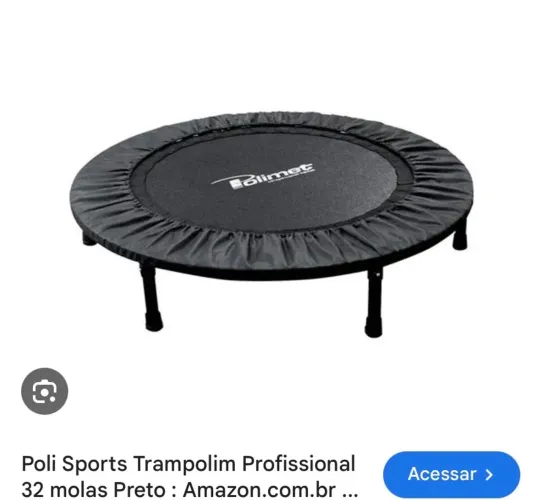 Trampolim de ginástica