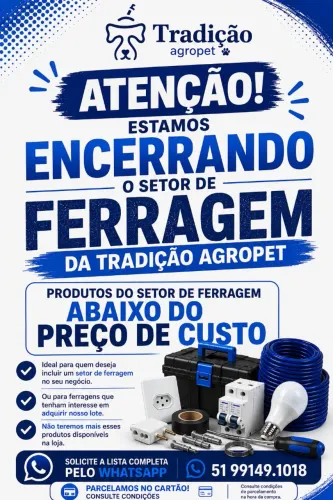 Venda de produtos elétricos