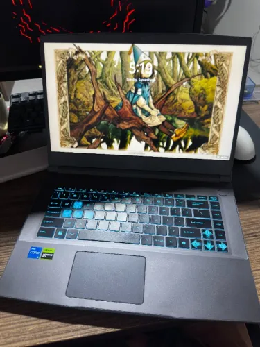 Notebook Gamer MSI THIN Tela 144hz, i5-13420H, RTX 4050, 24GB RAM, 512GB NVMe, 1TB HDD.