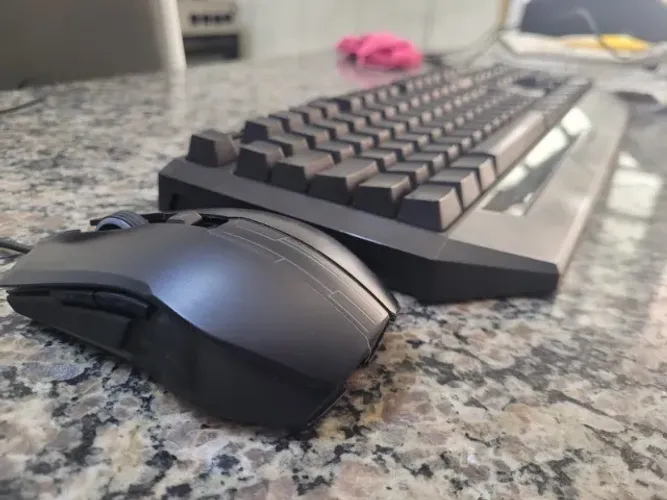 Kit teclado e Mouse Cooler Master Devastator RGB preto usb