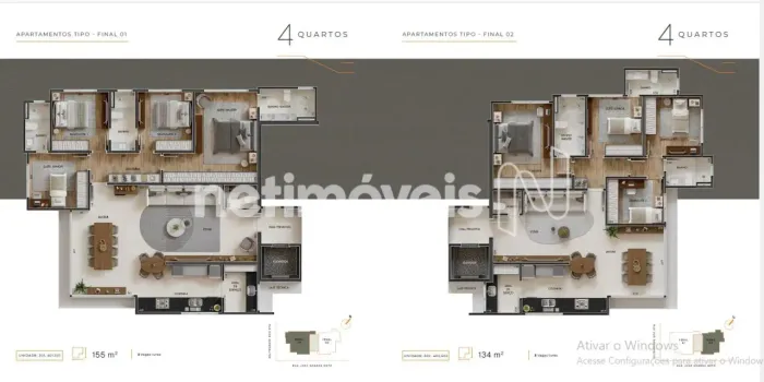 Venda Apartamento 4 quartos Liberdade Belo Horizonte