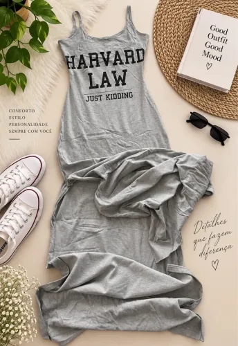 Vestido casual em malha