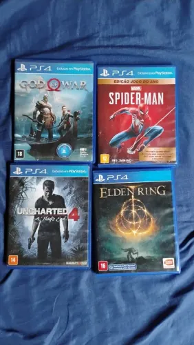 4 Jogos de PS4 por R$250