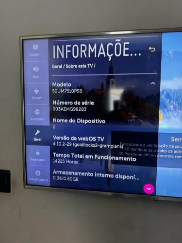 TV SMART LG 50 polegadas 