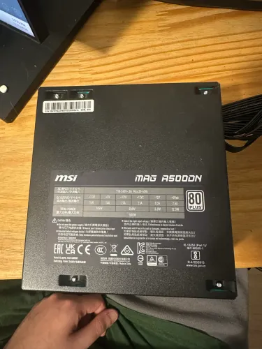 Fonte MSI 500W 80Plus