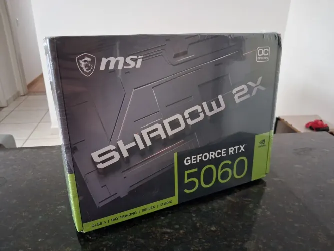 Placa de video RTX 5060 8GB MSI Shadow Dual Fan (NOVA LACRADA)