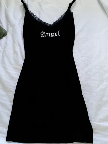 Vestido angel de veludo