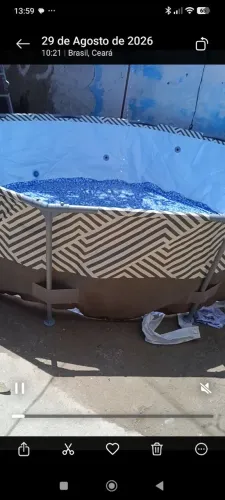Piscina d'água aluguel $180,00 o dia