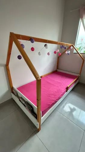 Cama montessori SOLTEIRO (NÃO acompanha colchão)