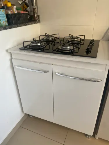 Balcão cooktop 4 bocas - (Não entrego)