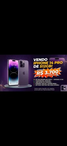 iPhone 14 Pro, 512GB, desbloqueado