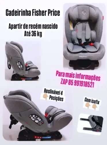 Cadeirinha Fisher Price com isofix