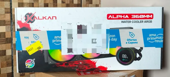 Water Cooler Kalkan Alpha 360mm NOVO E LACRADO!