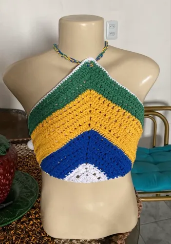 Crochê Brasil Copa 