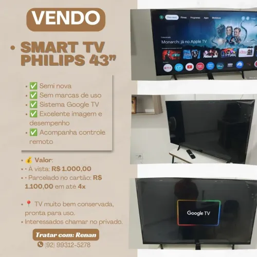 SMART TV 43 polegadas 