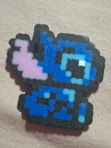Ímã de Geladeira Stitch Hama Beads Pixel Art Feito à mão