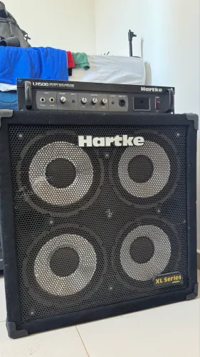 RARIDADE INCRÍVEL! HARTKE LH500 e XL SERIES 410XL CUBO DE BAIXO