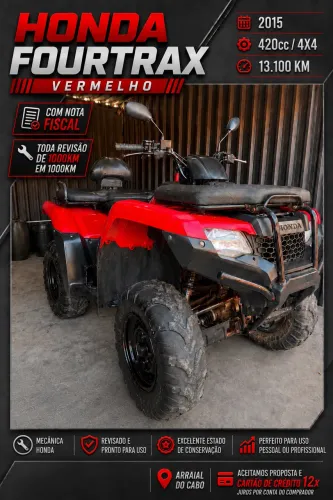 Quadriciclo Honda fourtrax