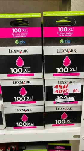 LOTE DE 54 CARTUCHOS LEXMARK 100 XL ORIGINAL