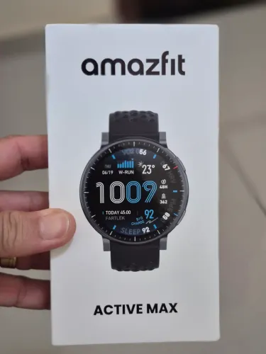 Amazfit Active MAX (Novo/Lacrado) |GPS |Amoled |25 dias de bateria