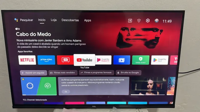 Vendo TV TCL , 1 ano de uso em perfeito estado, estou vendendo pois comprei uma maior!
