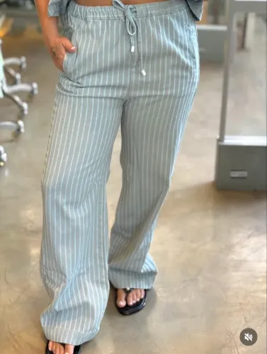 Calça jeans listrada FARM