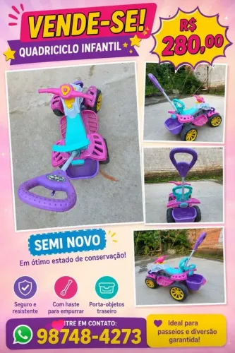Quadriculo semi novo