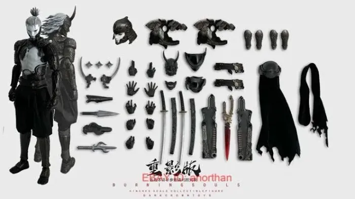 Dark Crown Toys - Immortal Shura - Double Shadow (action figure - bonecos articulados)