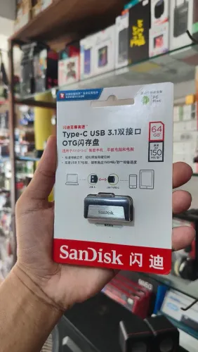 Pen drive SanDisk 64gb e 128gb 2 em 1